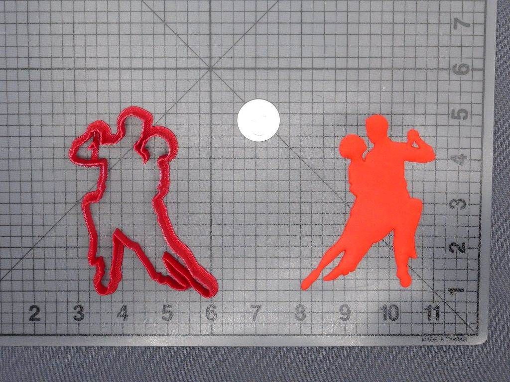 Salsa Dancing Couple 266-E653 Cookie Cutter