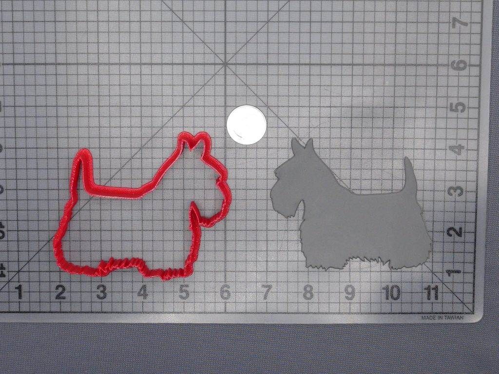 Scottish Terrier Dog 266-E654 Cookie Cutter Silhouette