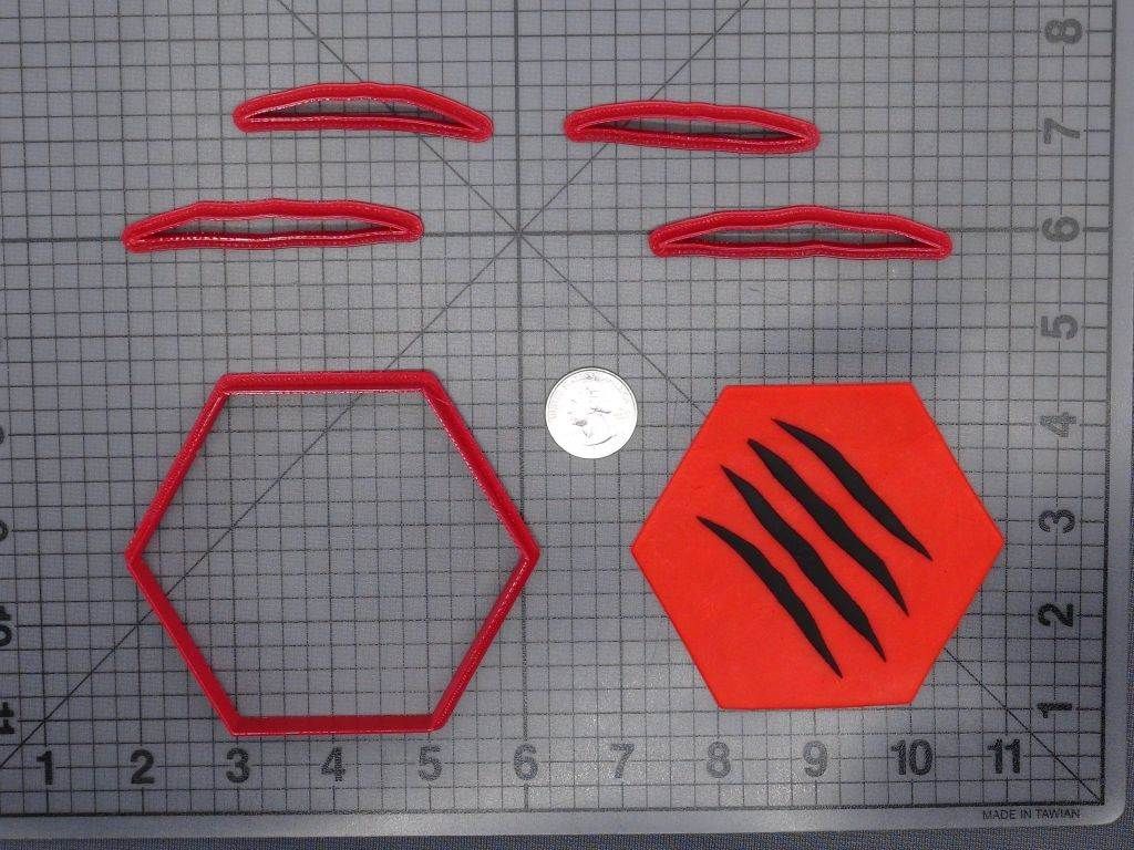 Scratch Marks 266-E399 Cookie Cutter Set