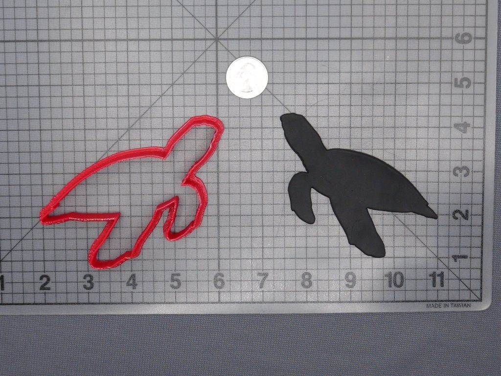Sea Turtle 266-E719 Cookie Cutter Silhouette