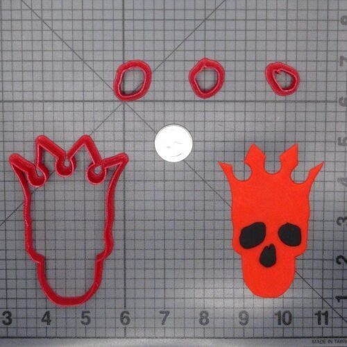 Skull Crown 266-E493 Cookie Cutter Set