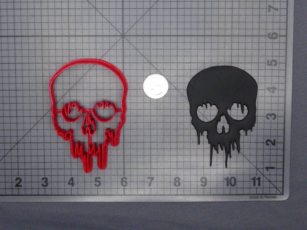 Skull Melting 266-E431 Cookie Cutter