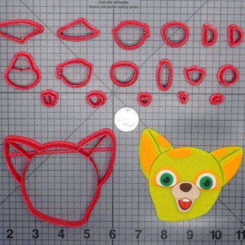 Special Agent Oso - Dotty Head 266-E824 Cookie Cutter Set