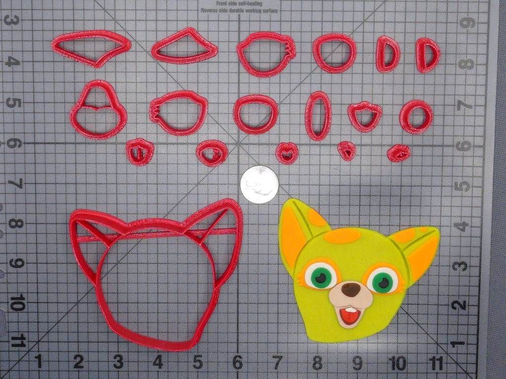 Special Agent Oso - Dotty Head 266-E824 Cookie Cutter Set