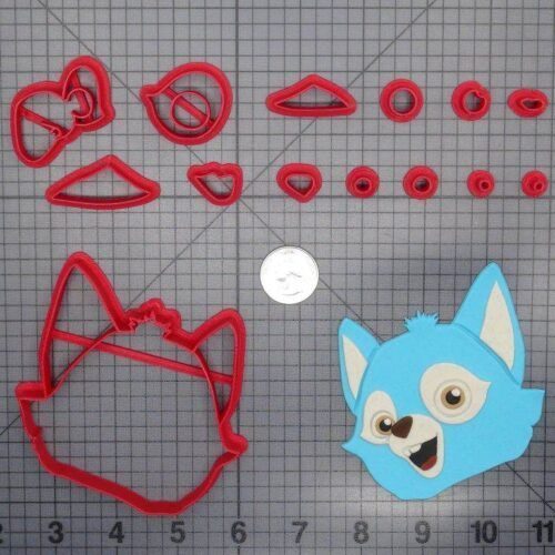 Special Agent Oso - Wolfie Head 266-E825 Cookie Cutter Set