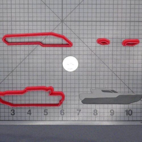 Speedboat 266-E520 Cookie Cutter Set