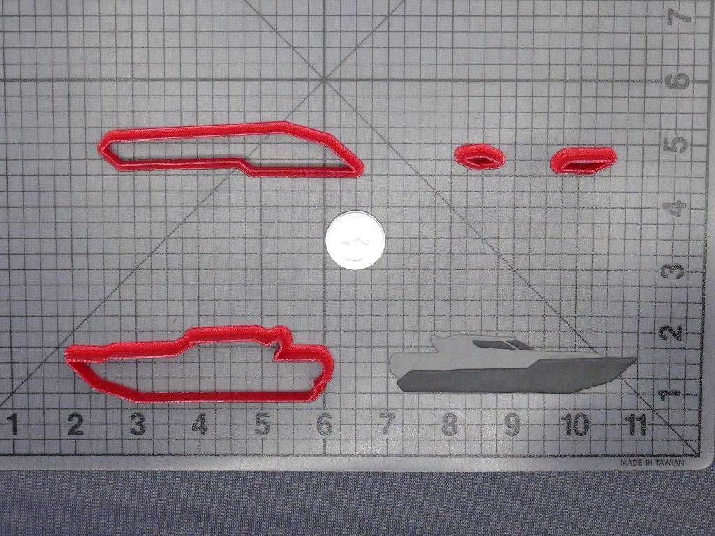 Speedboat 266-E520 Cookie Cutter Set