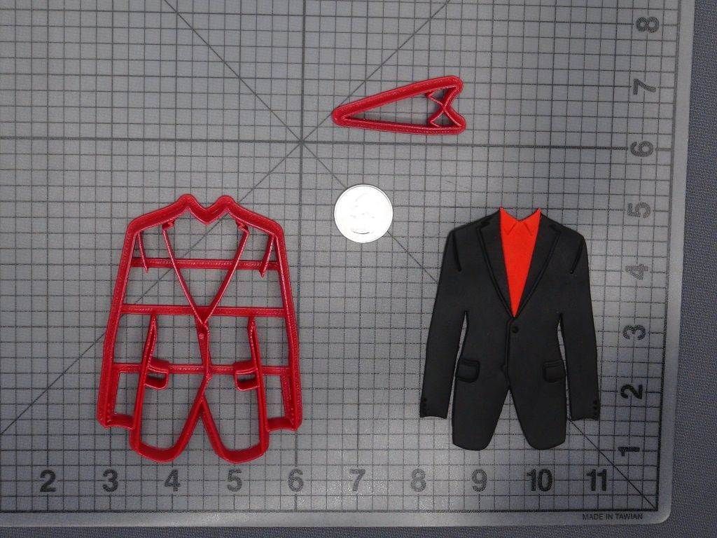 Suit Jacket with Shirt 266-E239 Cookie Cutter Set