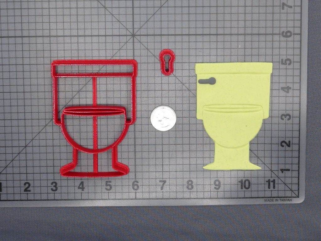 Toilet 266-E477 Cookie Cutter Set