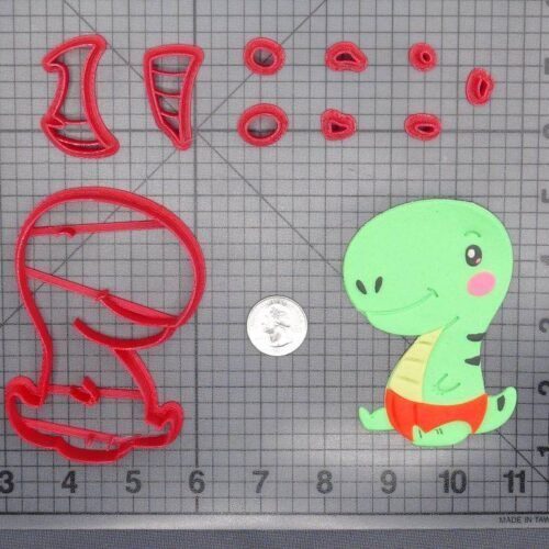 Tyrannosaurus Rex Dinosaur Baby 266-E807 Cookie Cutter Set