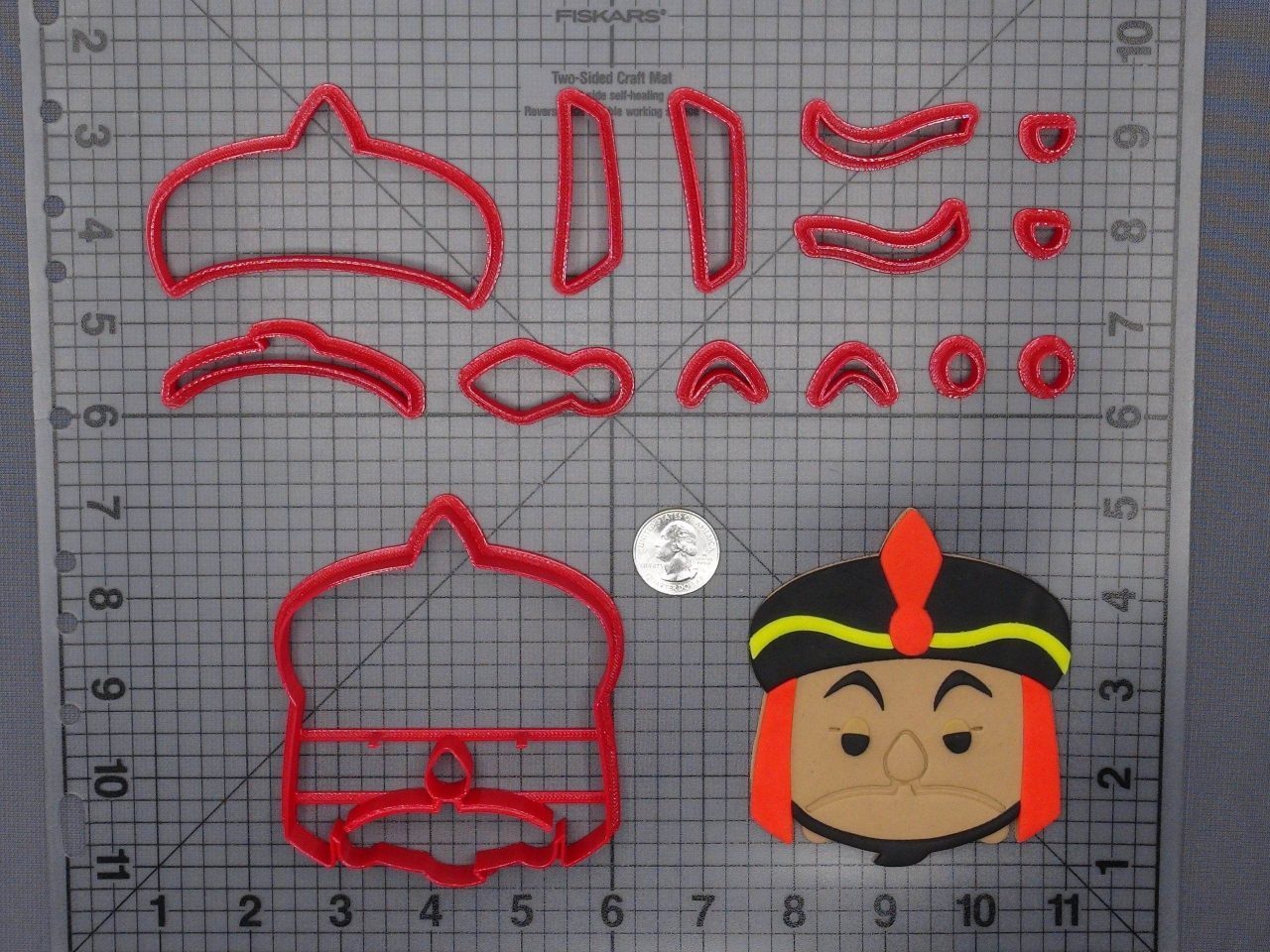 Aladdin - Jafar Kawaii Body 266-F253 Cookie Cutter Set