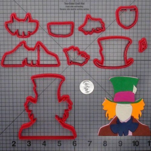 Alice in Wonderland - Mad Hatter 266-F294 Cookie Cutter Set