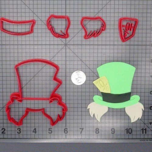 Alice in Wonderland - Mad Hatter Hat 266-F087 Cookie Cutter Set