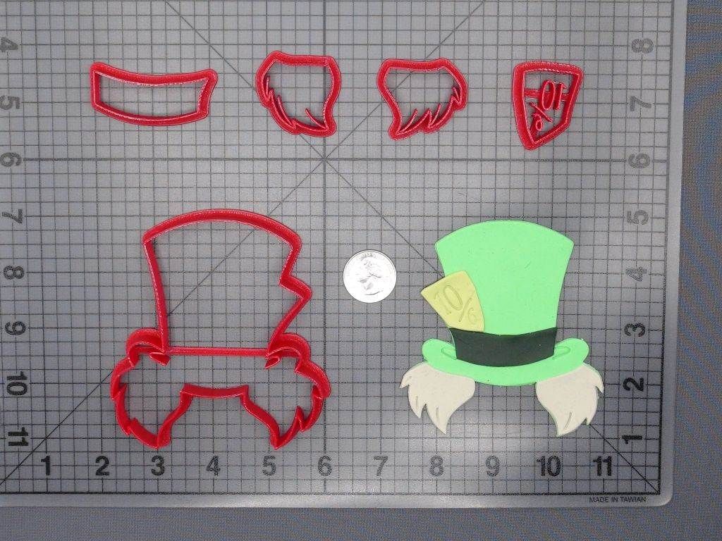 Alice in Wonderland - Mad Hatter Hat 266-F087 Cookie Cutter Set