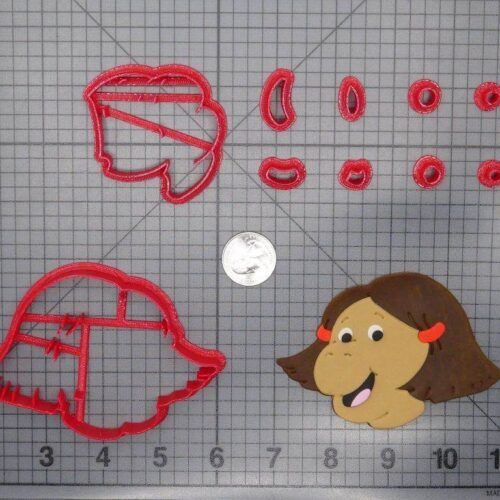 Arthur - Francine Head 266-F076 Cookie Cutter Set