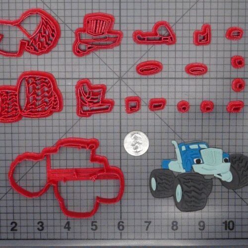 Blaze and the Monster Machines - Crusher 266-F289 Cookie Cutter Set