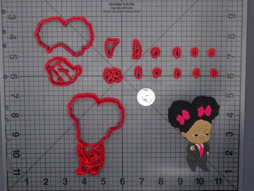 Boss Baby Girl Body 266-F393 Cookie Cutter Set
