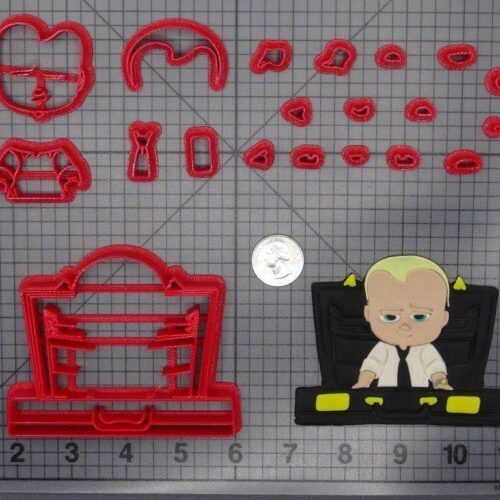 Boss Baby in Briefcase 266-F451 Cookie Cutter Set