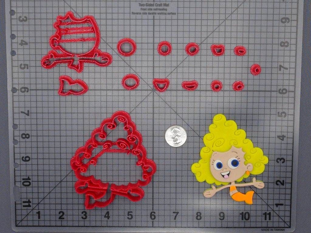 Bubble Guppies - Deema Body 266-F327 Cookie Cutter Set