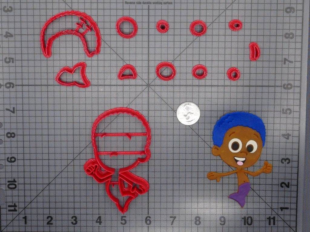 Bubble Guppies - Goby Body 266-F323 Cookie Cutter Set