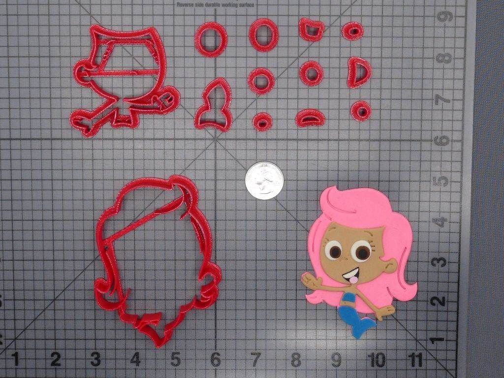 Bubble Guppies - Molly Body 266-F324 Cookie Cutter Set