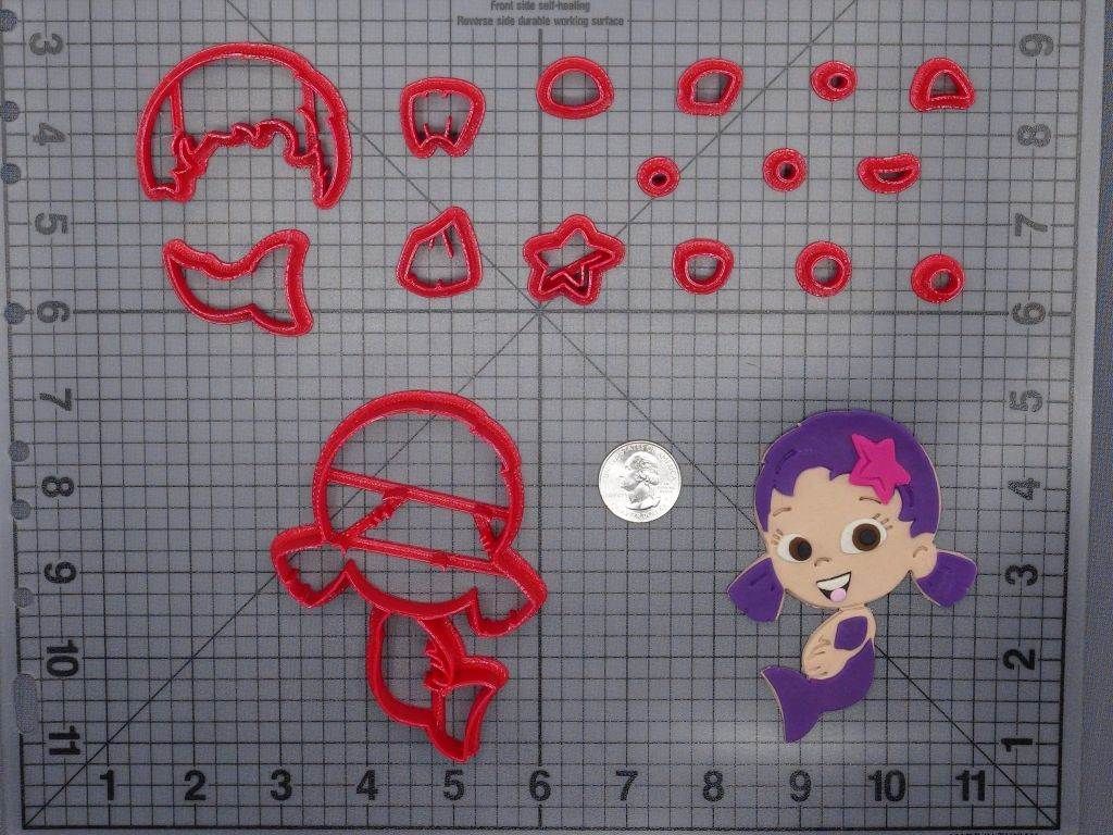 Bubble Guppies - Oona Body 266-F326 Cookie Cutter Set