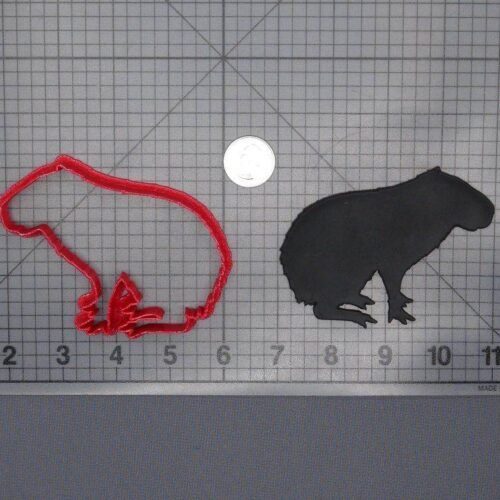 Capybara Body 266-F102 Cookie Cutter Silhouette