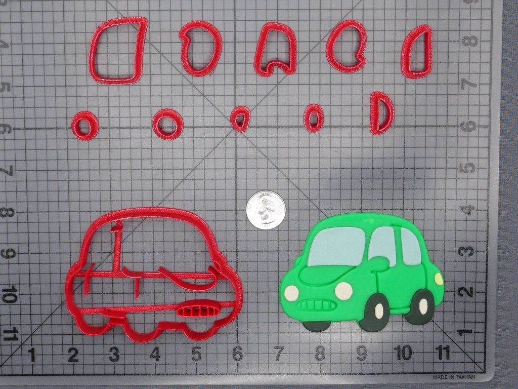 Car 266-F120 Cookie Cutter Set