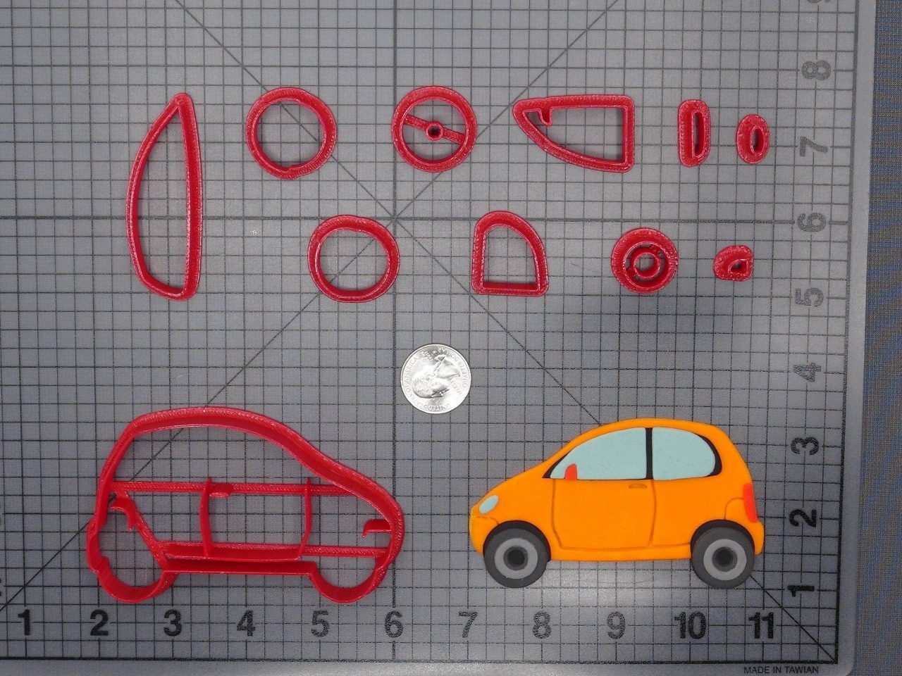 Car 266-F268 Cookie Cutter Set