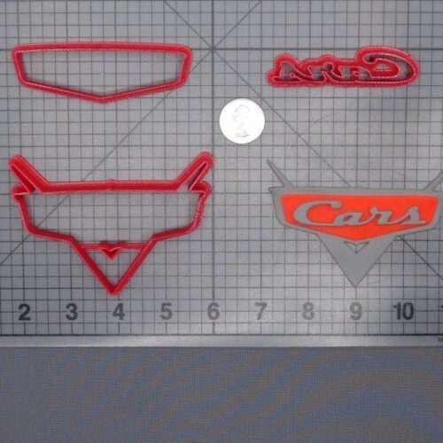 Cars Logo 266-F201 Cooke Cutter Set