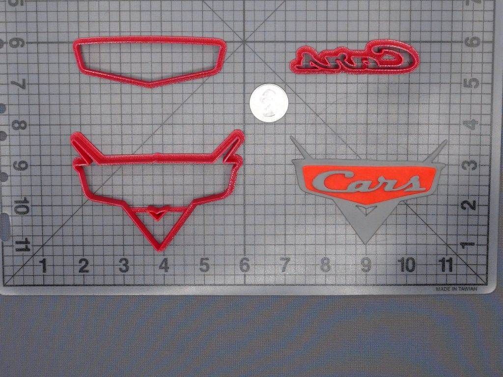 Cars Logo 266-F201 Cooke Cutter Set