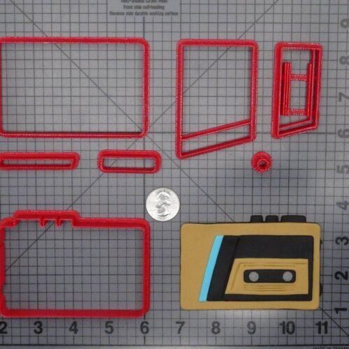 Cassette Player 266-F337 Cookie Cutter Set