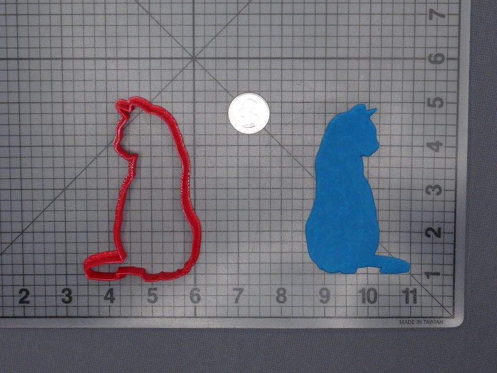Cat Body 266-F348 Cookie Cutter Silhouette