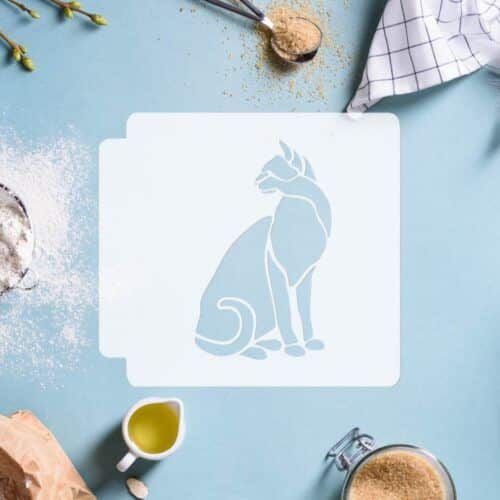 Cat Body 783-D643 Stencil
