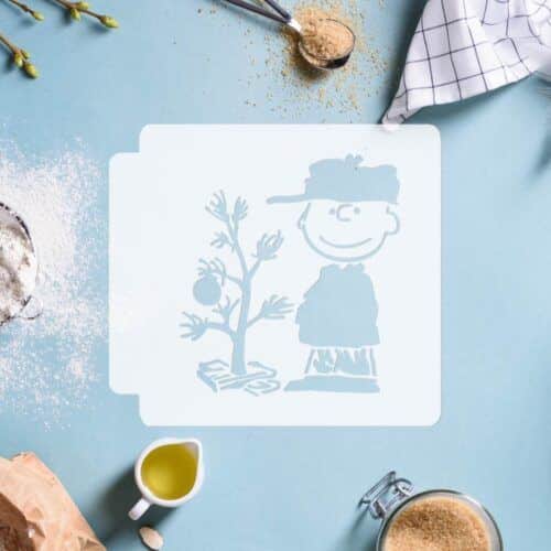Charlie Brown and Tree 783-D983 Stencil