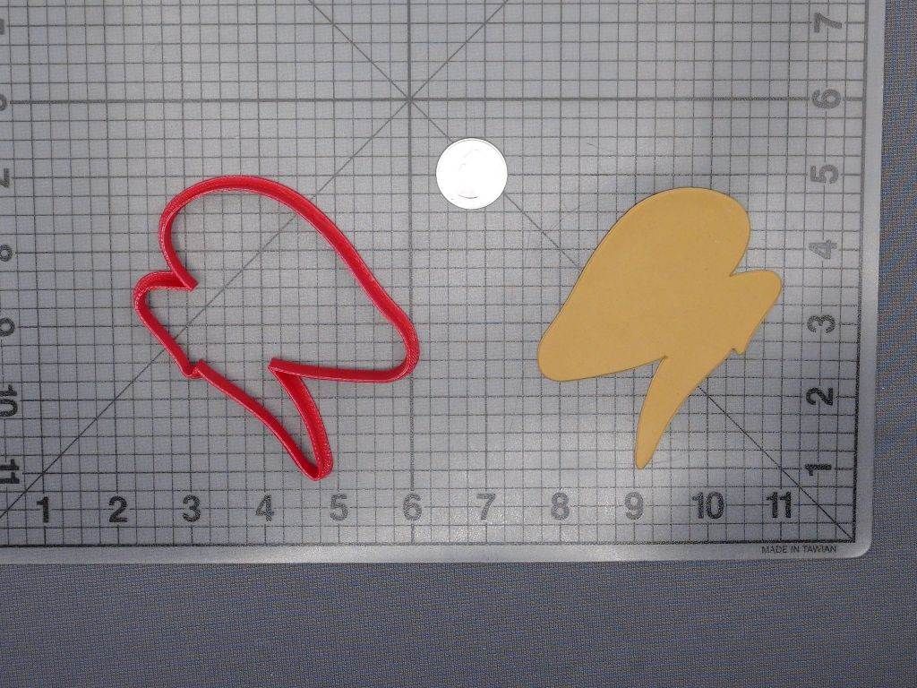 Chicken Wing 266-F134 Cookie Cutter Silhouette