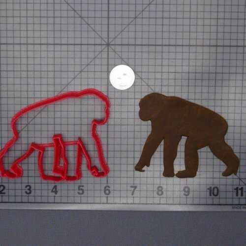 Chimpanzee Ape Body 266-F454 Cookie Cutter Silhouette