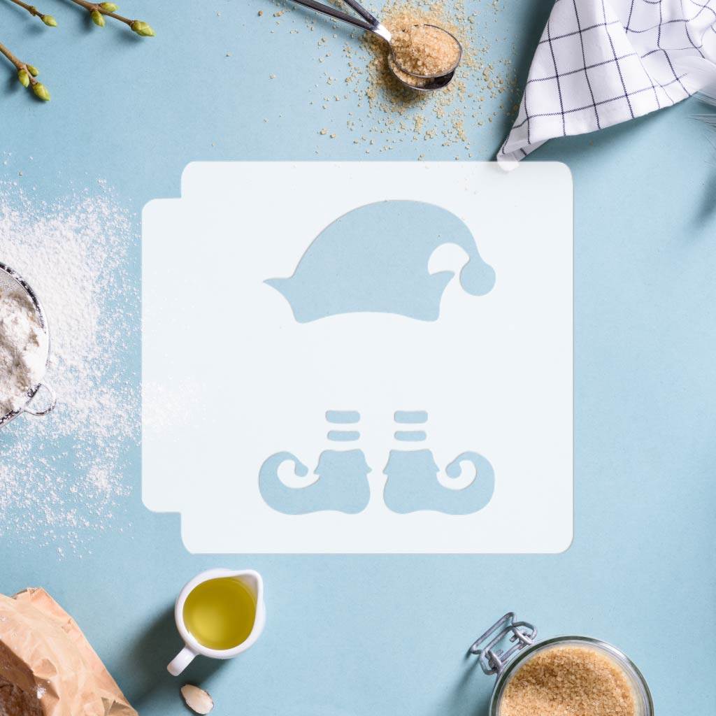 Christmas - Elf Hat with Legs 783-D973 Stencil