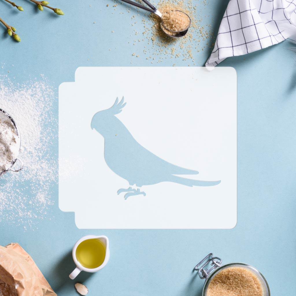 Cockatiel Bird Body 783-D626 Stencil