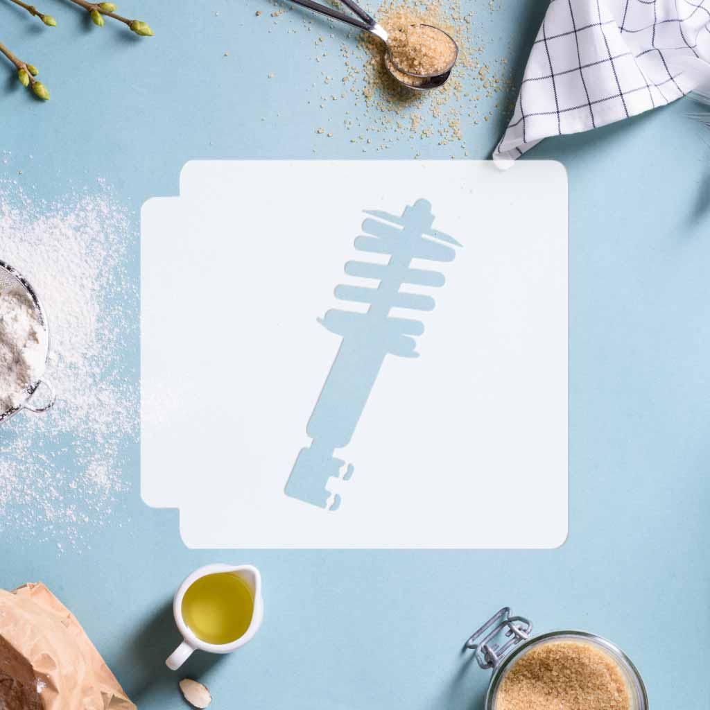 Coilover Car Part 783-D190 Stencil