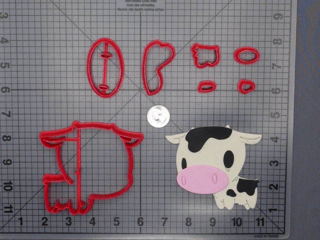 Cow Body 266-F301 Cookie Cutter Set