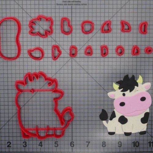 Cow Winking Body 266-F198 Cookie Cutter Set