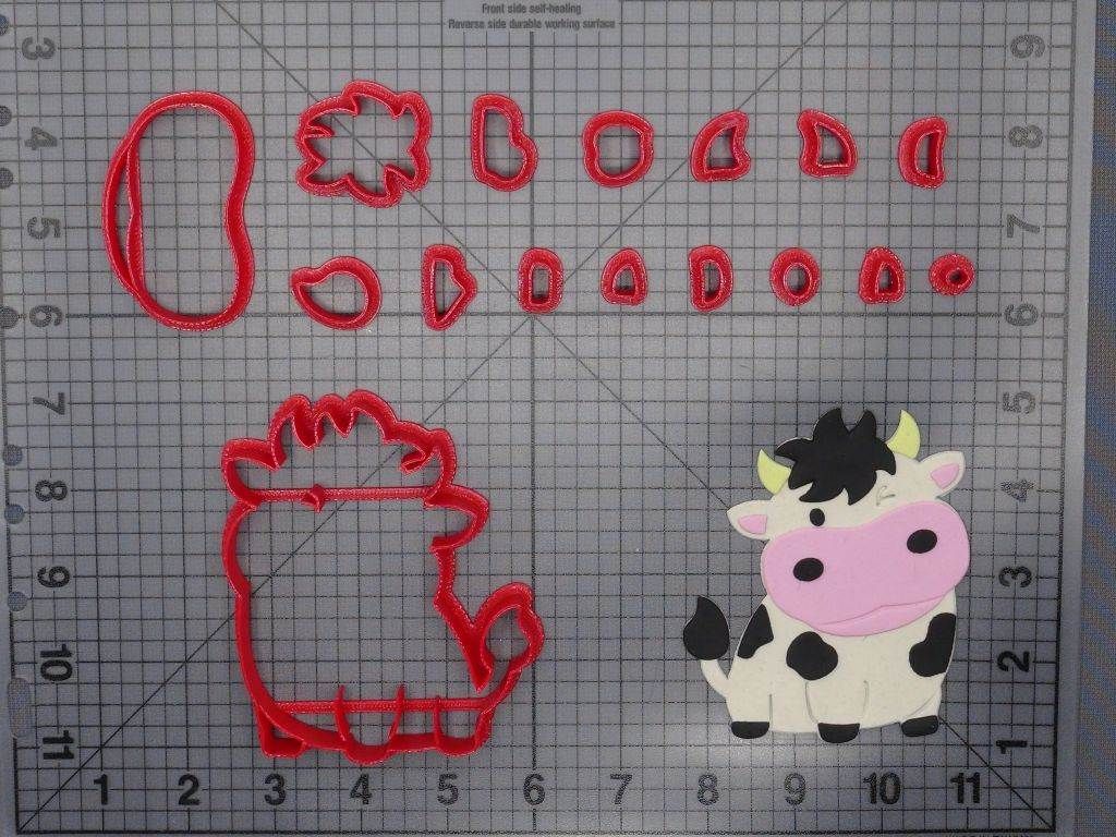 Cow Winking Body 266-F198 Cookie Cutter Set