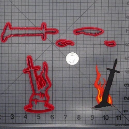 Dark Souls - Sword in Fire 266-F470 Cookie Cutter Set