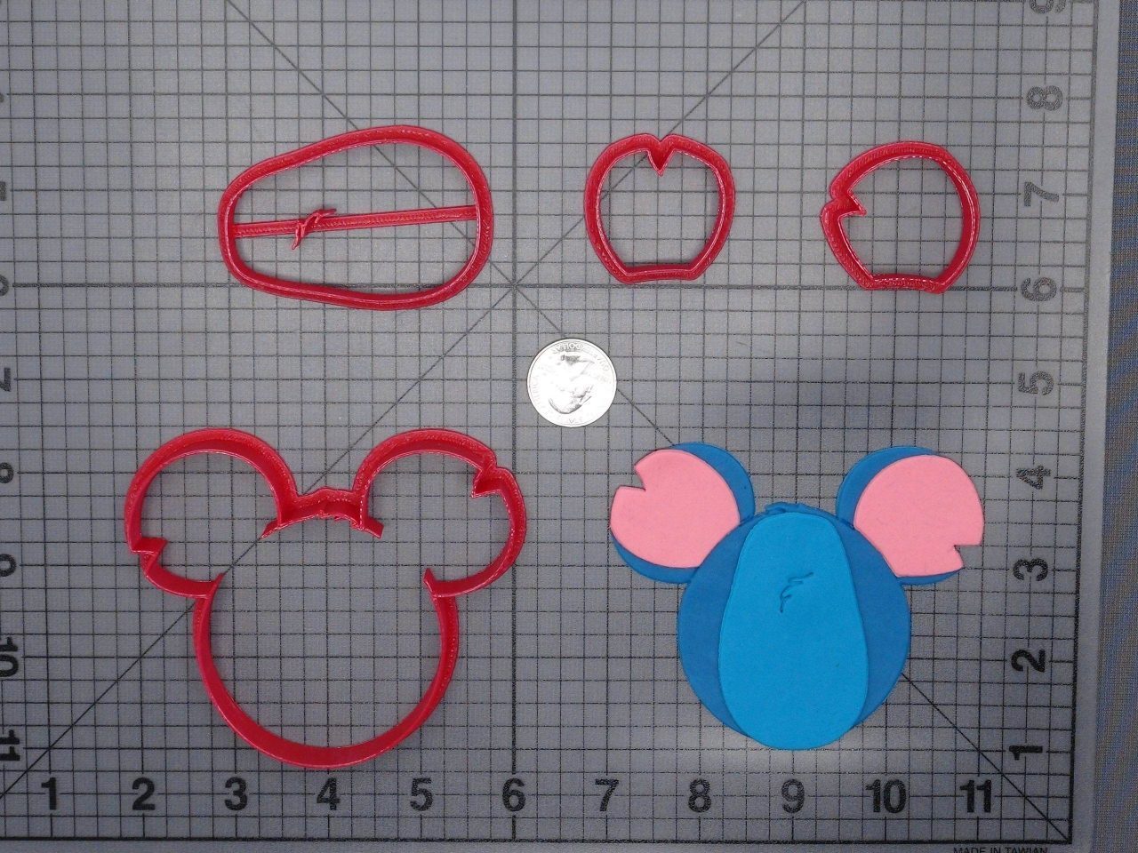 Disney Ears - Lilo and Stitch - Stitch 266-F258 Cookie Cutter Set