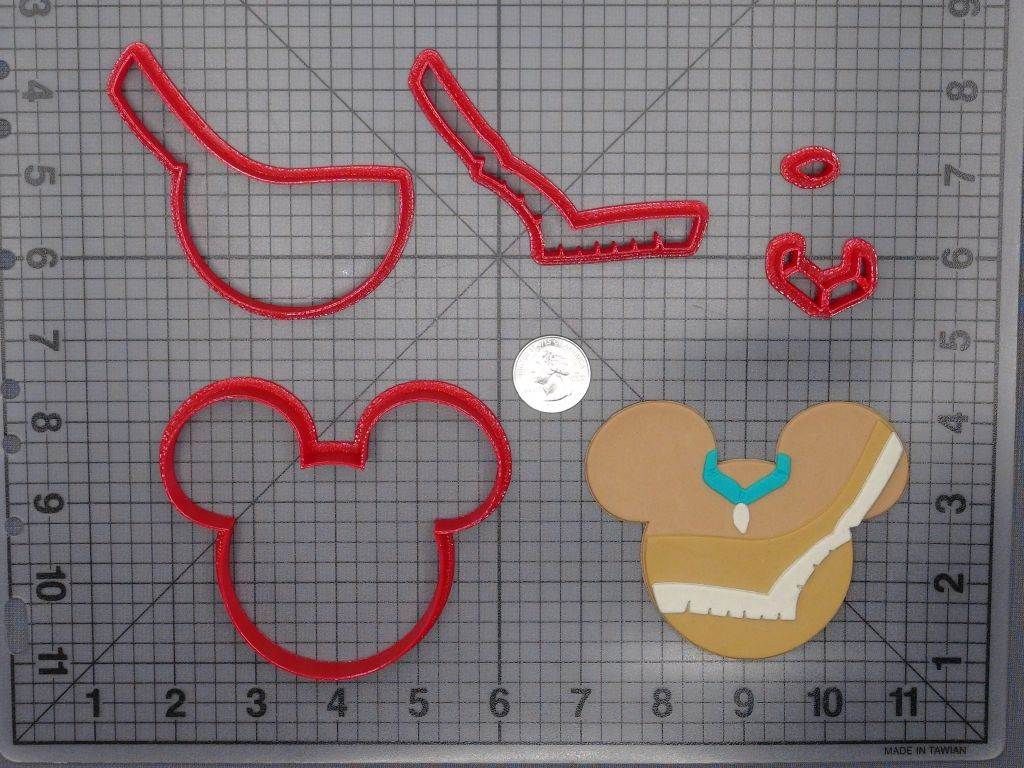 Disney Ears - Pocahontas 266-F291 Cookie Cutter Set