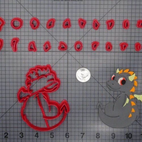 Dragon Body 266-F437 Cookie Cutter Set