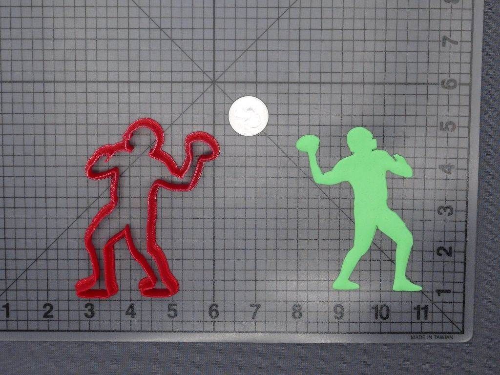Football Player Body 266-F459 Cookie Cutter Silhouette