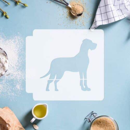 Great Dane Dog Body 783-D473 Stencil