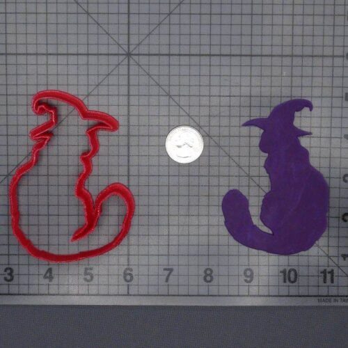 Halloween - Cat in Witch Hat 266-F525 Cookie Cutter Silhouette